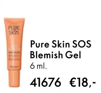 Oriflame Pure Skin SOS Blemish Gel 6 ml. aanbieding