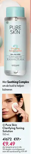 Oriflame Pure Skin Clarifying Toning Solution aanbieding