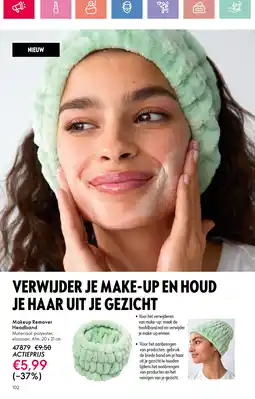 Oriflame Makeup Remover Headband aanbieding