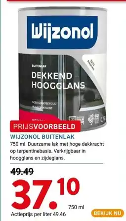 Kluswijs WIJZONOL BUITENLAK aanbieding