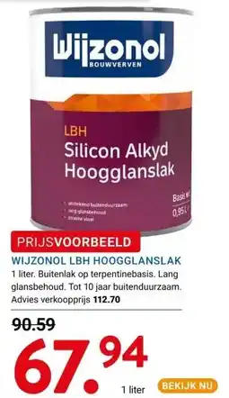 Kluswijs WIJZONOL LBH HOOGGLANSLAK aanbieding