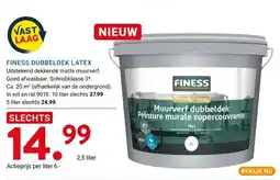 Kluswijs FINESS DUBBELDEK LATEX aanbieding