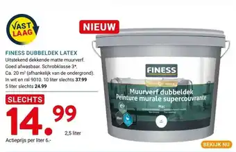Kluswijs FINESS DUBBELDEK LATEX aanbieding