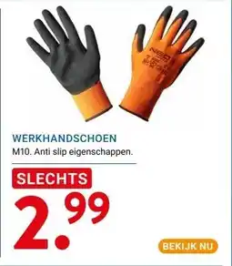 Kluswijs WERKHANDSCHOEN aanbieding