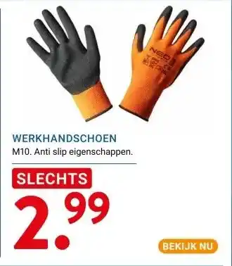 Kluswijs WERKHANDSCHOEN aanbieding