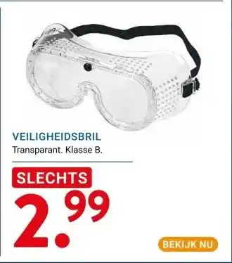 Kluswijs VEILIGHEIDSBRIL aanbieding