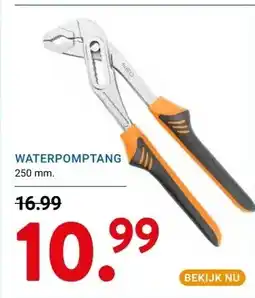 Kluswijs WATERPOMPTANG aanbieding