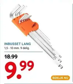 Kluswijs INBUSSET LANG aanbieding