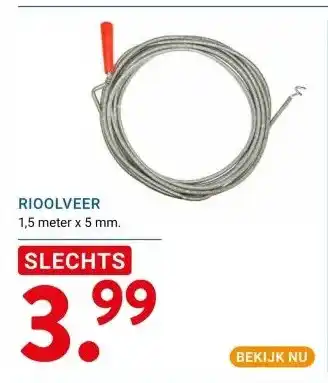 Kluswijs RIOOLVEER aanbieding