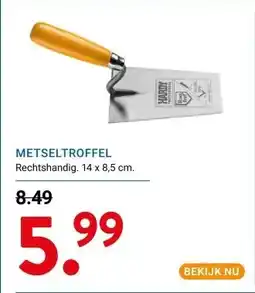Kluswijs METSELTROFFEL aanbieding