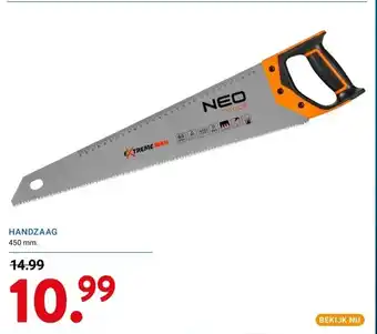 Kluswijs HANDZAAG aanbieding