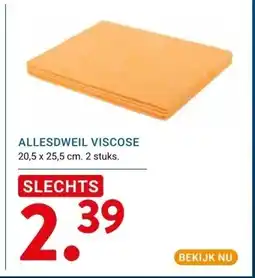 Kluswijs ALLESDWEIL VISCOSE aanbieding