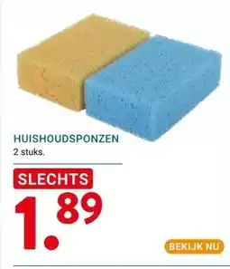 Kluswijs HUISHOUDSPONZEN aanbieding