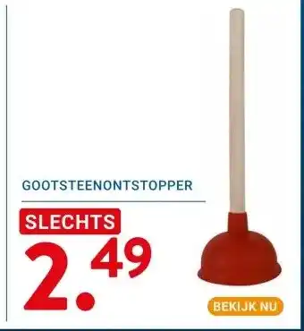 Kluswijs GOOTSTEENONTSTOPPER aanbieding