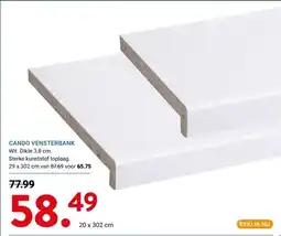 Kluswijs CANDO VENSTERBANK aanbieding
