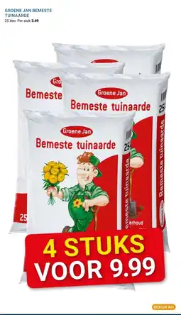 Kluswijs GROENE JAN BEMESTE TUINAARDE aanbieding
