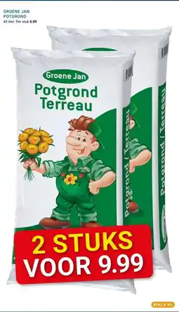 Kluswijs GROENE JAN POTGROND aanbieding