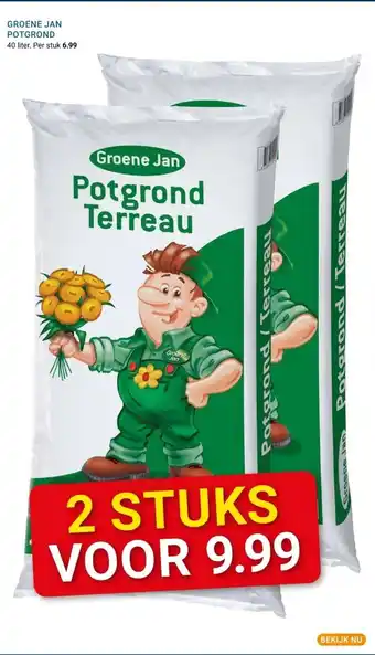 Kluswijs GROENE JAN POTGROND aanbieding