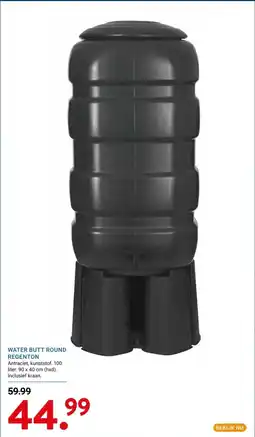 Kluswijs WATER BUTT ROUND REGENTON aanbieding