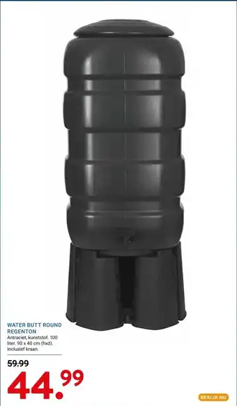 Kluswijs WATER BUTT ROUND REGENTON aanbieding