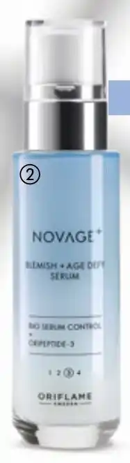 Oriflame Novage+ Blemish + Age Defy Serum aanbieding