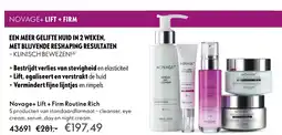 Oriflame Novage+ Lift + Firm Routine Rich aanbieding