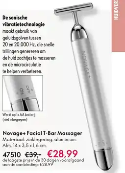 Oriflame Novage+ Facial T-Bar Massager aanbieding