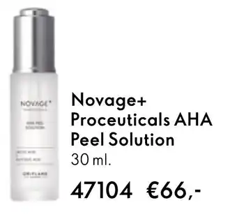 Oriflame Novage+ Proceuticals AHA Peel Solution aanbieding
