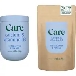 Albert Heijn Care Calcium & vitamine D3 pakket aanbieding