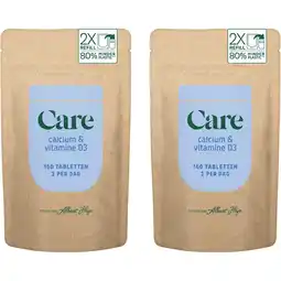 Albert Heijn Care Calcium & vitamine D3 navul2-pack aanbieding