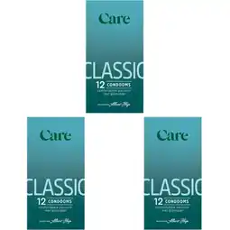 Albert Heijn Care Classic condooms 12 stuks 3-pack aanbieding