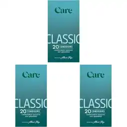 Albert Heijn Care Classic condooms 20 stuks 3-pack aanbieding