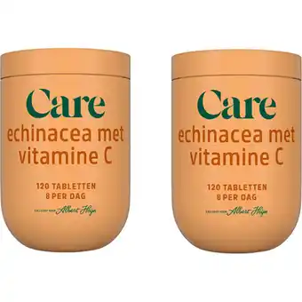 Albert Heijn Care Echinacea met vitamine C 2-pack aanbieding