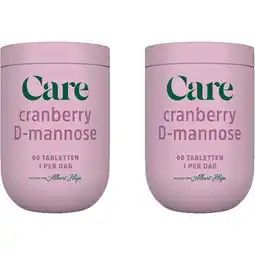 Albert Heijn Care Cranberry D-mannose 2-pack aanbieding