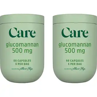 Albert Heijn Care Glucomannan 500mg 2-pack aanbieding