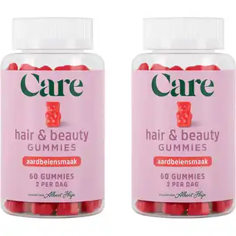 Albert Heijn Care Hair & beauty gummies 2-pack aanbieding