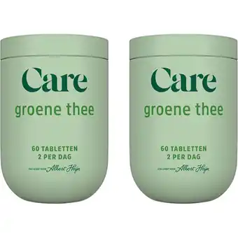Albert Heijn Care Groene thee 2-pack aanbieding