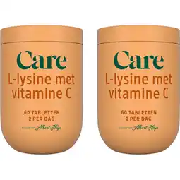 Albert Heijn Care L-lysine met vitamine C 2-pack aanbieding