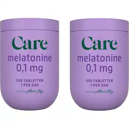 Albert Heijn Care Melatonine 0,1mg 2-pack aanbieding