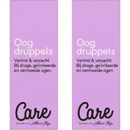 Albert Heijn Care Oogdruppels 2-pack aanbieding