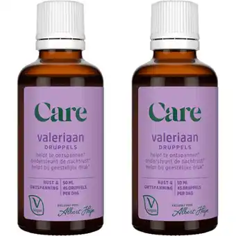 Albert Heijn Care Valeriaan druppels 2-pack aanbieding