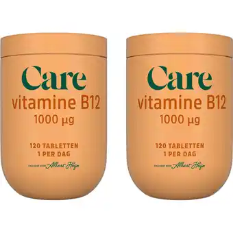 Albert Heijn Care Vitamine B12 1000µg 2-pack aanbieding
