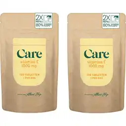Albert Heijn Care Vitamine C 1000mg navul2-pack aanbieding