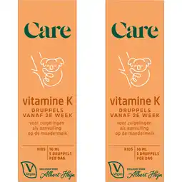 Albert Heijn Care Vitamine K druppels 2-pack aanbieding