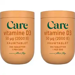 Albert Heijn Care Vitamine D3 50µg 2-pack aanbieding