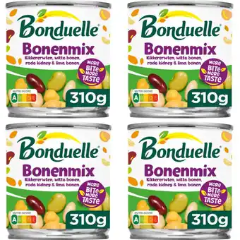 Albert Heijn Bonduelle Bonenmix 4-pack aanbieding