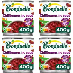 Albert Heijn Bonduelle Chilibonen in saus 4-pack aanbieding