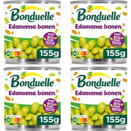 Albert Heijn Bonduelle Edamame bonen 4-pack aanbieding