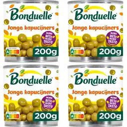 Albert Heijn Bonduelle Jonge kapucijners 4-pack aanbieding