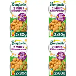Albert Heijn Bonduelle Kikkererwten 2 mini's 4-pack aanbieding